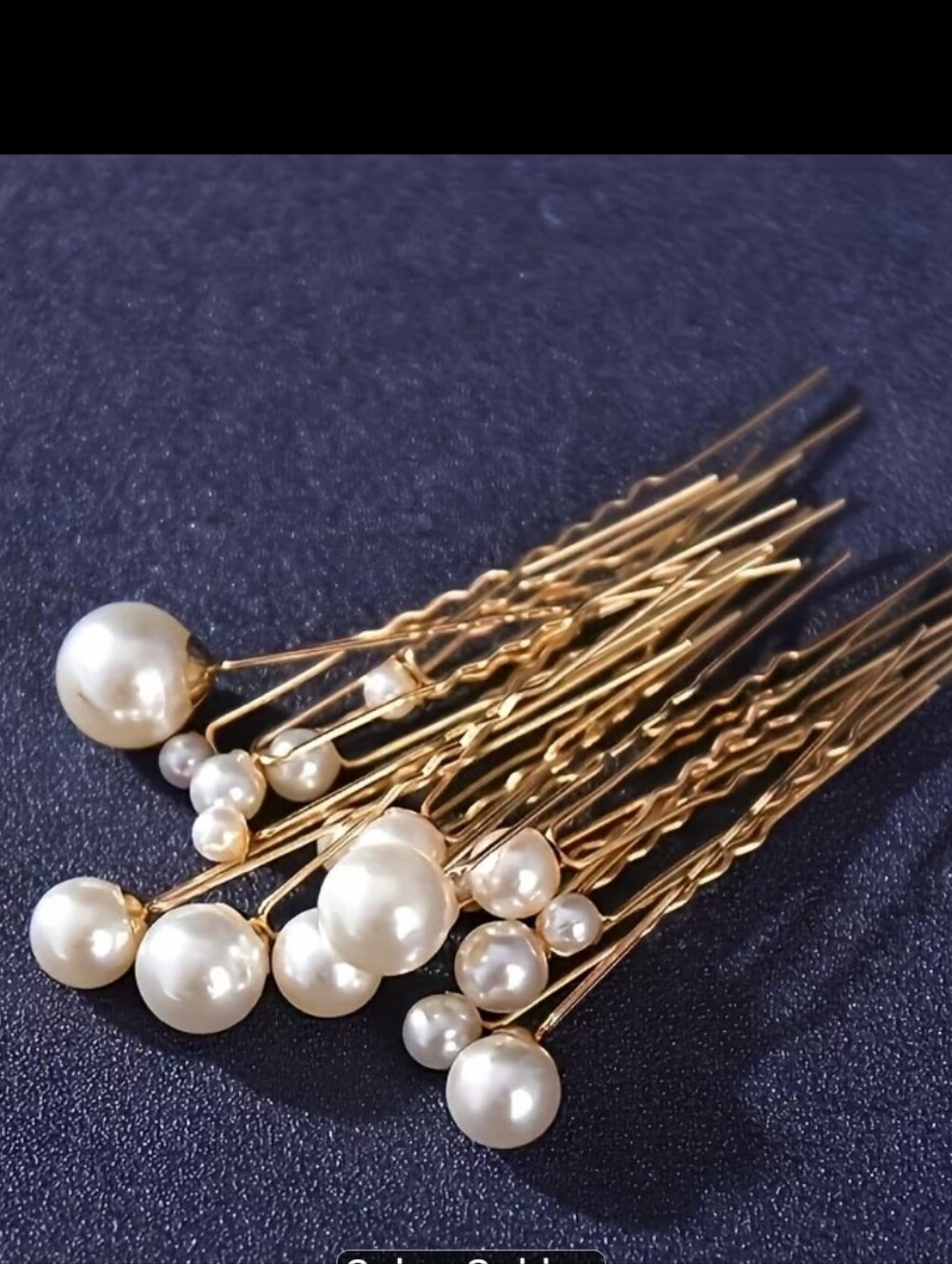 ✨3 FOR $28✨ 🆕️Goldtone Pearl Hair Pins - SET OF 18 PEARL HAIR PINS